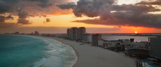 Cancun Panorama Ansicht